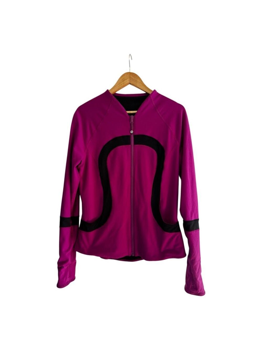 Lululemon Find Your Bliss Jacket Reversible Regal Plum Black Zip